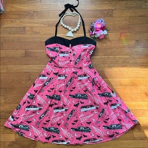 Sourpuss Pinup Atomic Hearse Dress